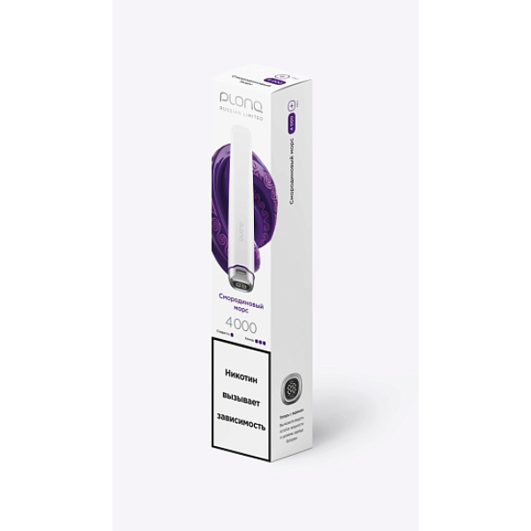 Электронная сигарета Plonq Plus Pro  Смородиновый Морс 4000 затяжек в Новом Уренгое