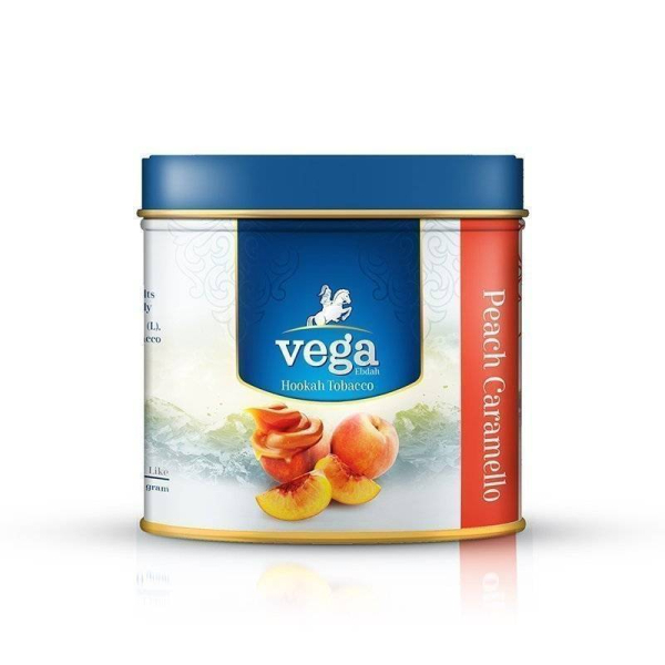 Табак Vega Peach Caramello 100 грамм в Новом Уренгое